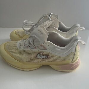 Lacoste Women's Beige and Pastel Sneakers